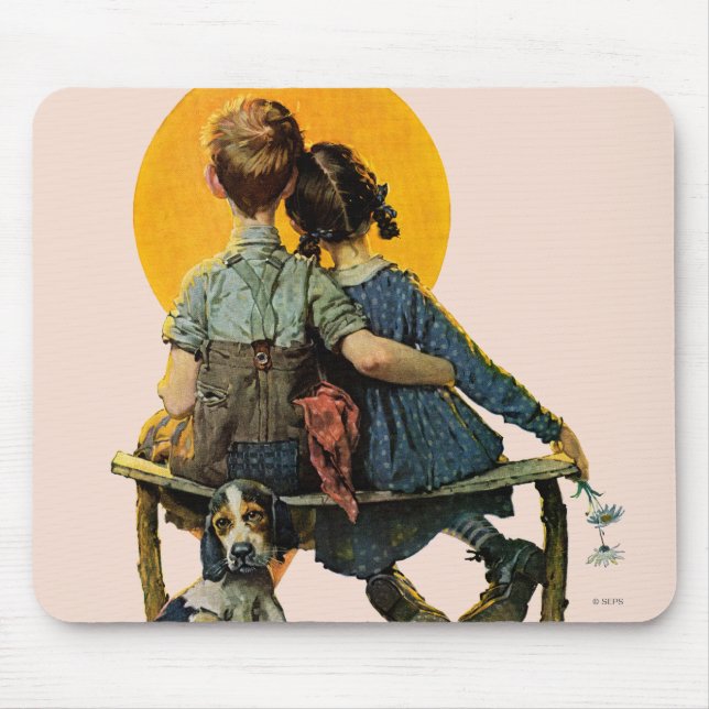 Sonnenuntergang Mousepad (Vorne)