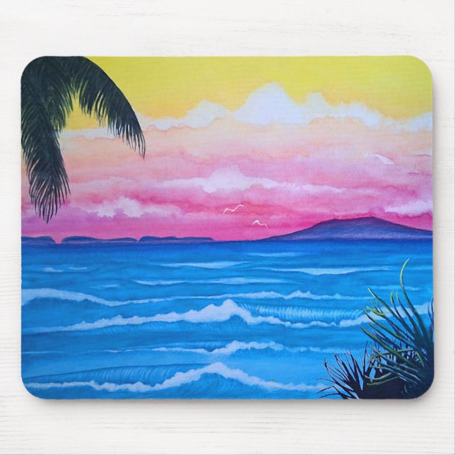 Sonnenuntergang Mousepad (Vorne)