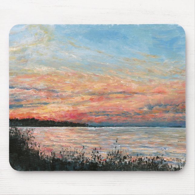 Sonnenuntergang Mousepad (Vorne)