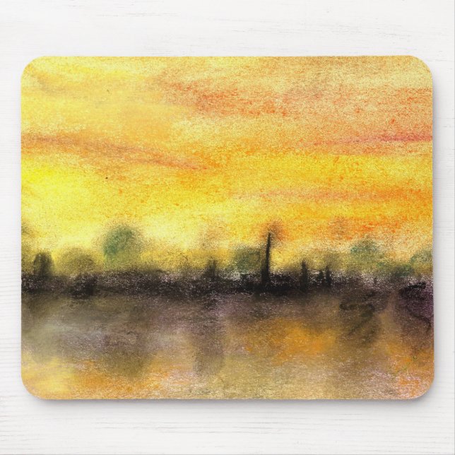 Sonnenuntergang Mousepad (Vorne)