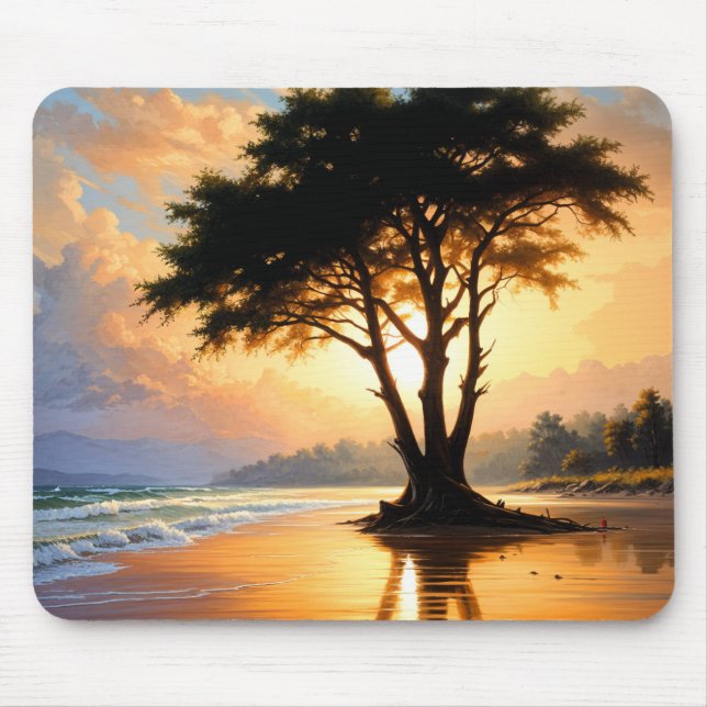 Sonnenuntergang Mousepad (Vorne)