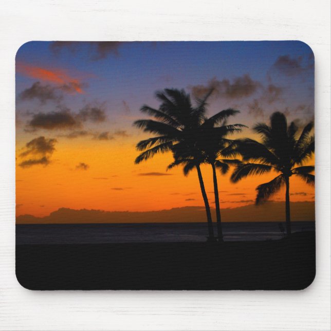 Sonnenuntergang Mousepad Kauais Hawaii (Vorne)