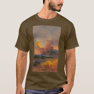 Sonnenuntergang Ölgemälde Schöne Kunst T-Shirt