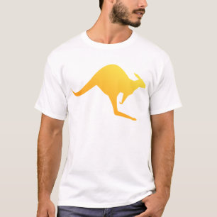 Sonnenuntergang-orange australisches T-Shirt