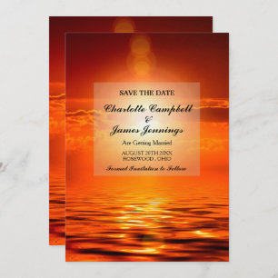 Sonnenuntergang Orange Golden Sky Sea Gold Save th