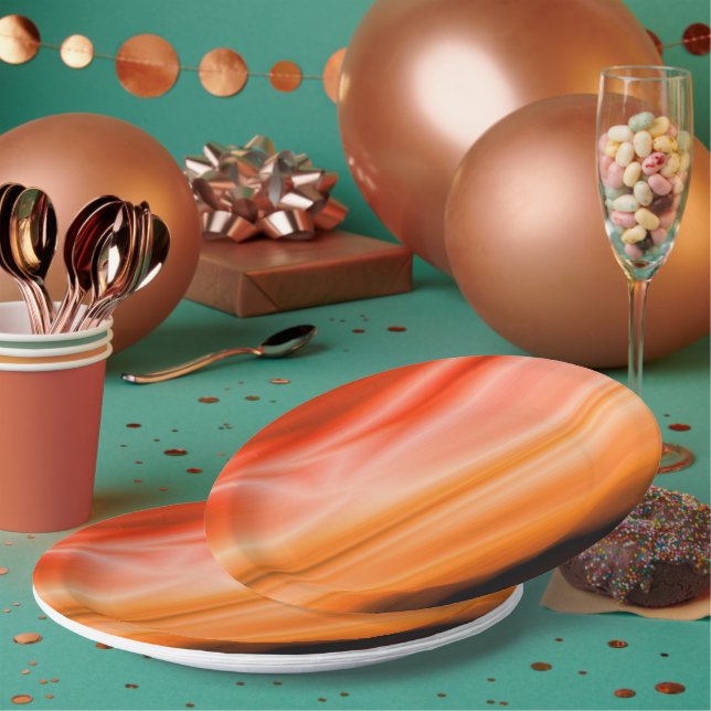 Sonnenuntergang Pappteller (Multi)