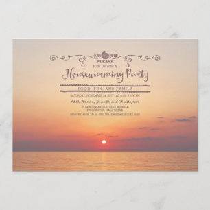 Sonnenuntergang Party Einladung