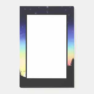Sonnenuntergang Post-it Klebezettel
