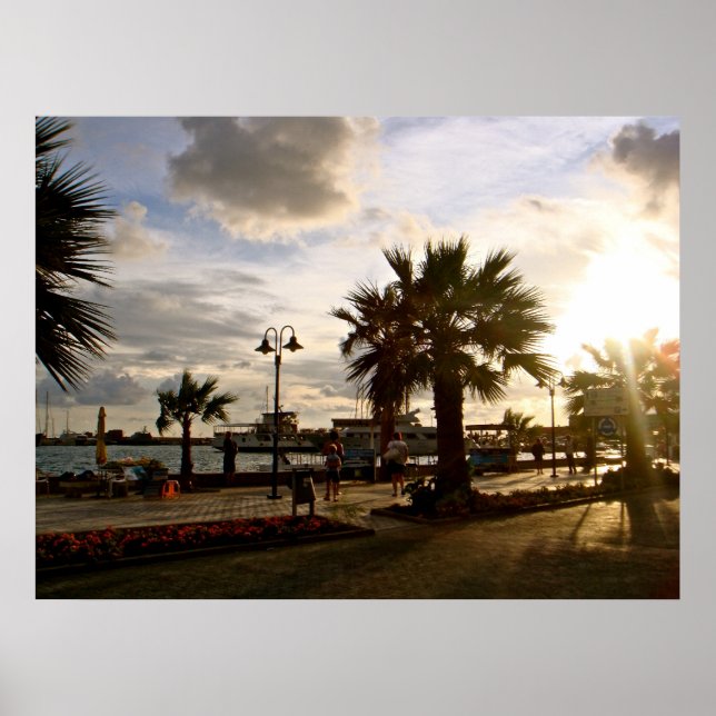 Sonnenuntergang Poster (Vorne)