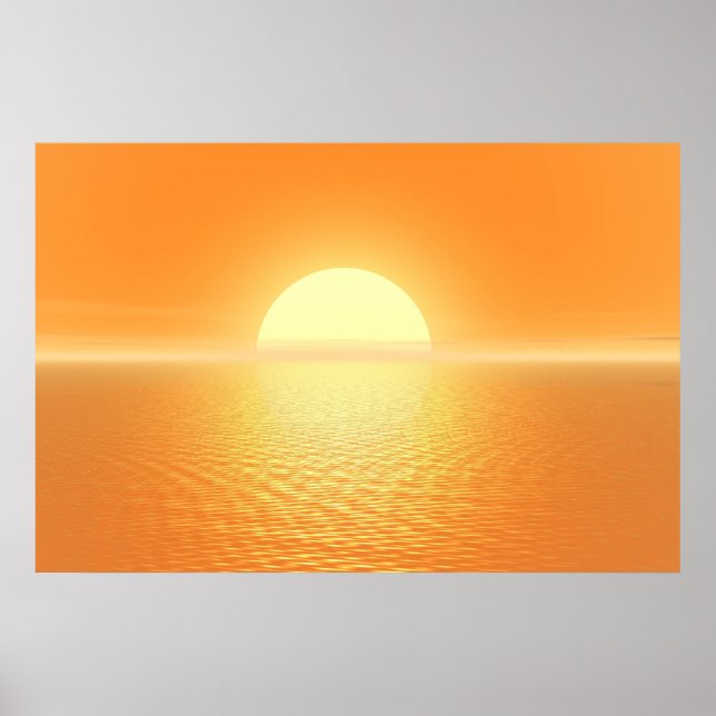 Sonnenuntergang Poster (Vorne)
