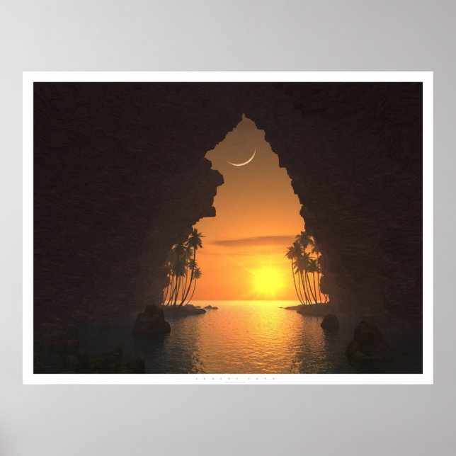 Sonnenuntergang Poster (Vorne)