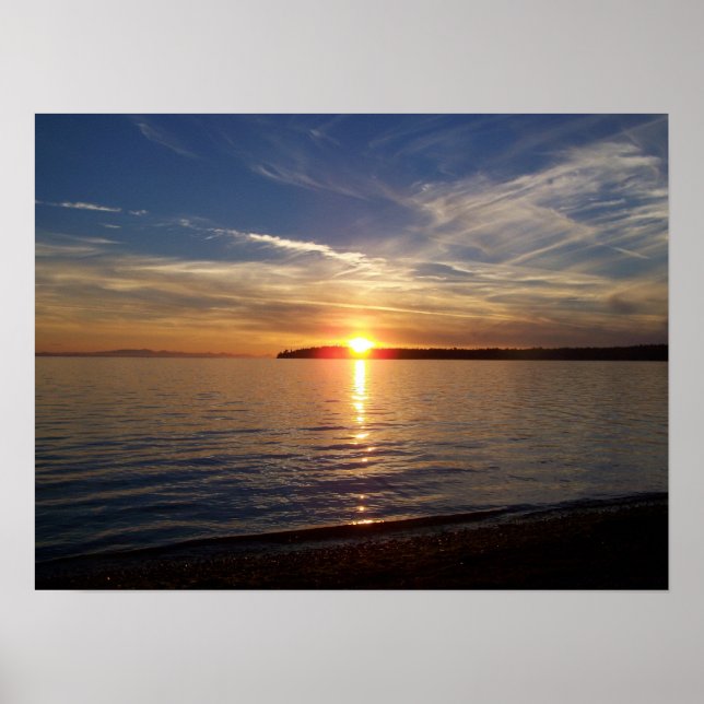 Sonnenuntergang Poster (Vorne)