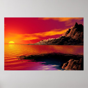 Sonnenuntergang Poster