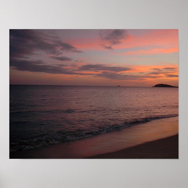 Sonnenuntergang Poster (Vorne)