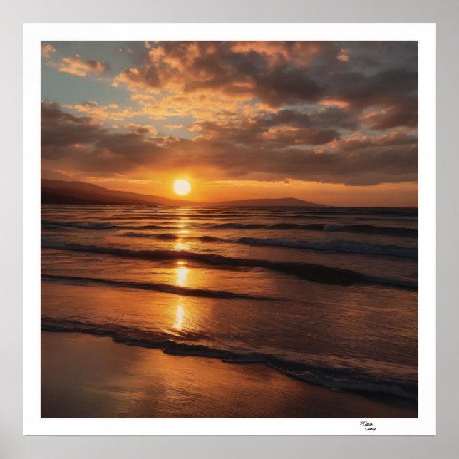 Sonnenuntergang Poster (Vorne)