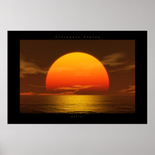 Sonnenuntergang Poster