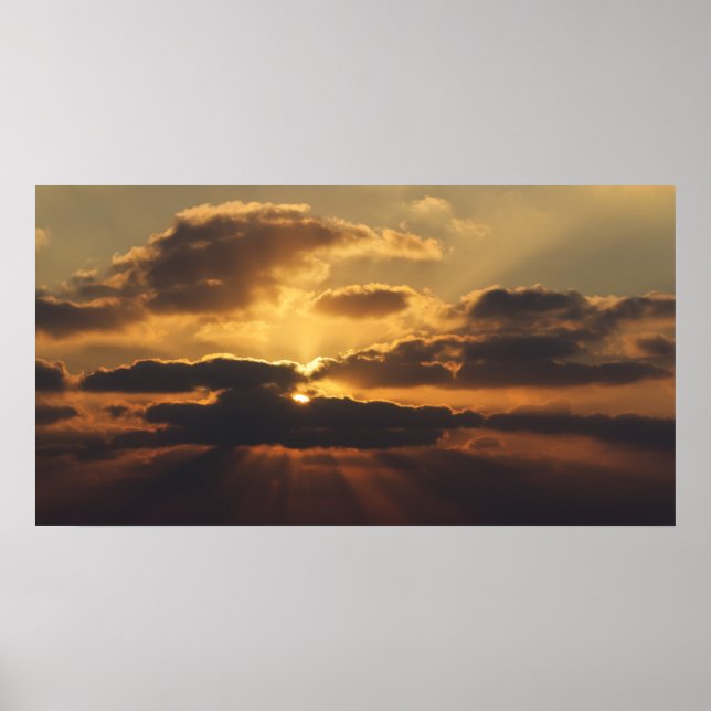 Sonnenuntergang Poster (Vorne)
