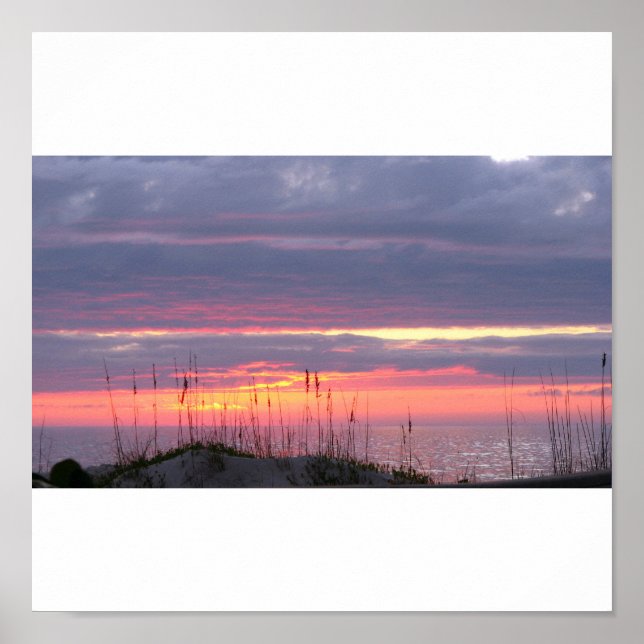 Sonnenuntergang Poster (Vorne)