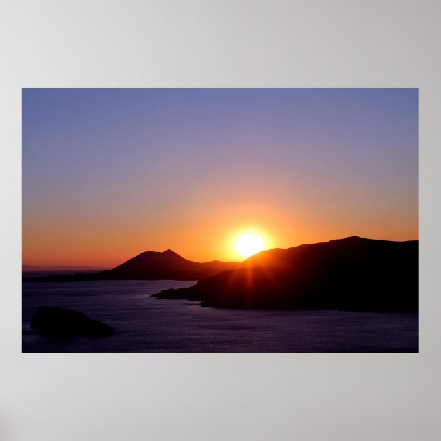 Sonnenuntergang Poster (Vorne)