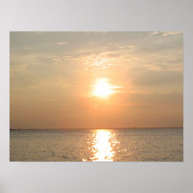 Sonnenuntergang Poster (Vorne)