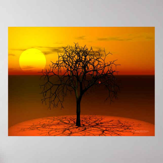 Sonnenuntergang Poster (Vorne)