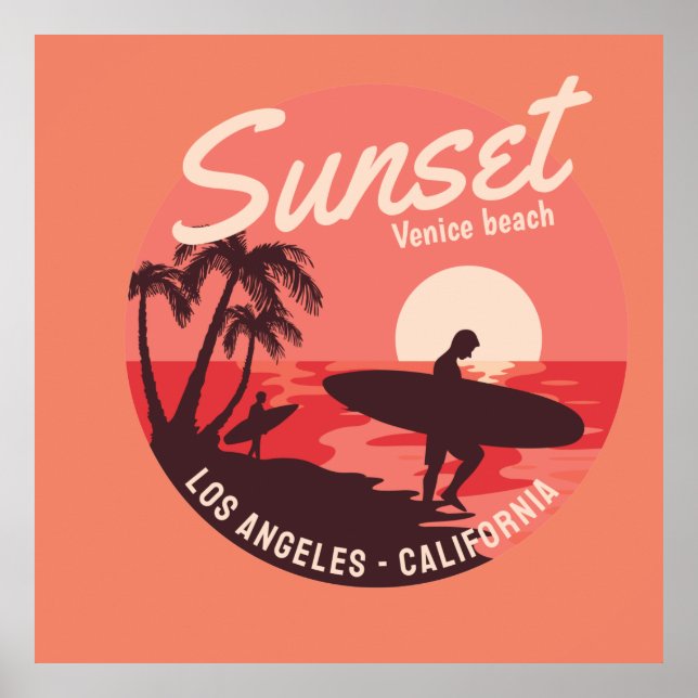 Sonnenuntergang Poster (Vorne)