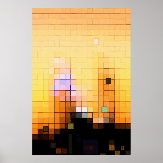 Sonnenuntergang Poster (Vorne)