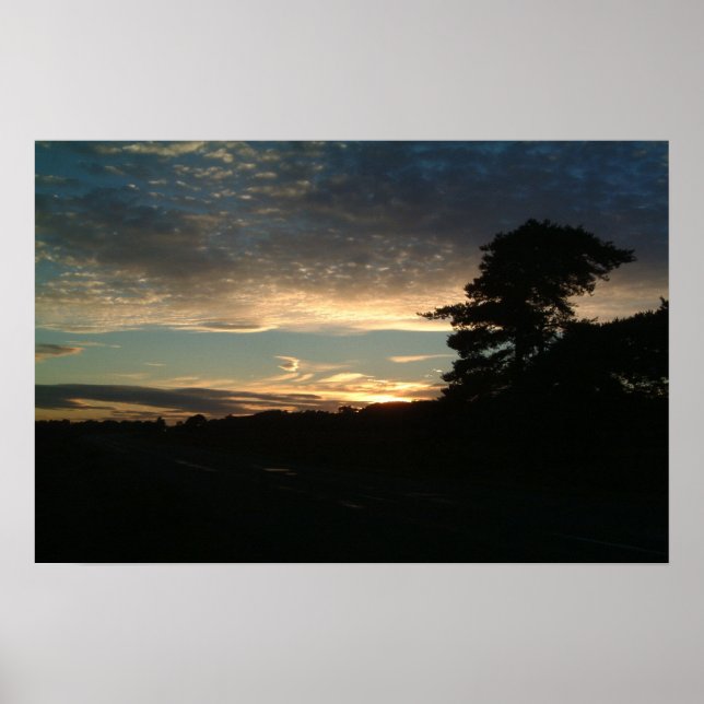 Sonnenuntergang Poster (Vorne)