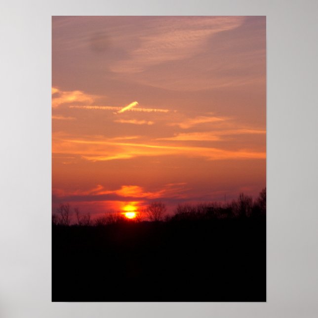 Sonnenuntergang Poster (Vorne)