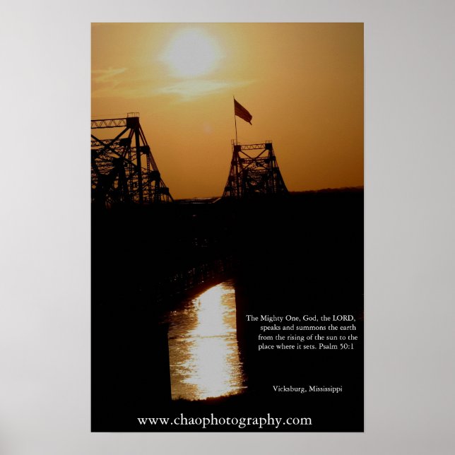 Sonnenuntergang Poster (Vorne)