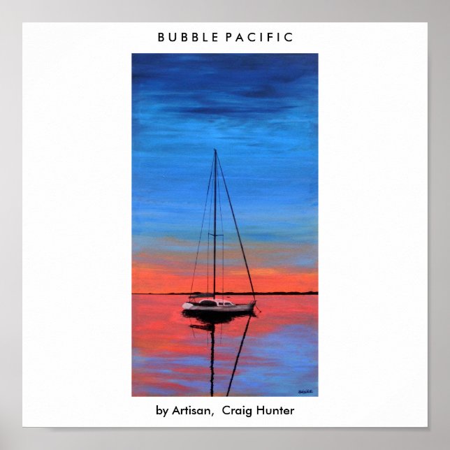 Sonnenuntergang Poster (Vorne)