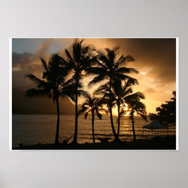 Sonnenuntergang Poster (Vorne)