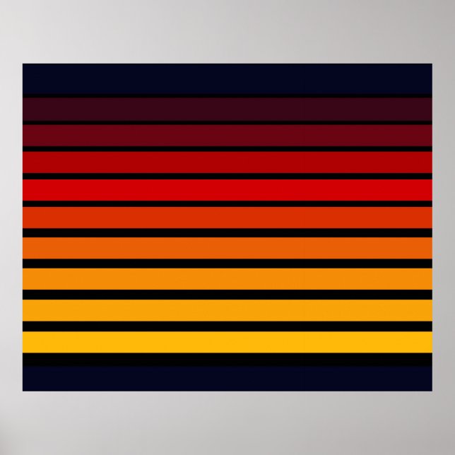 Sonnenuntergang Poster (Vorne)