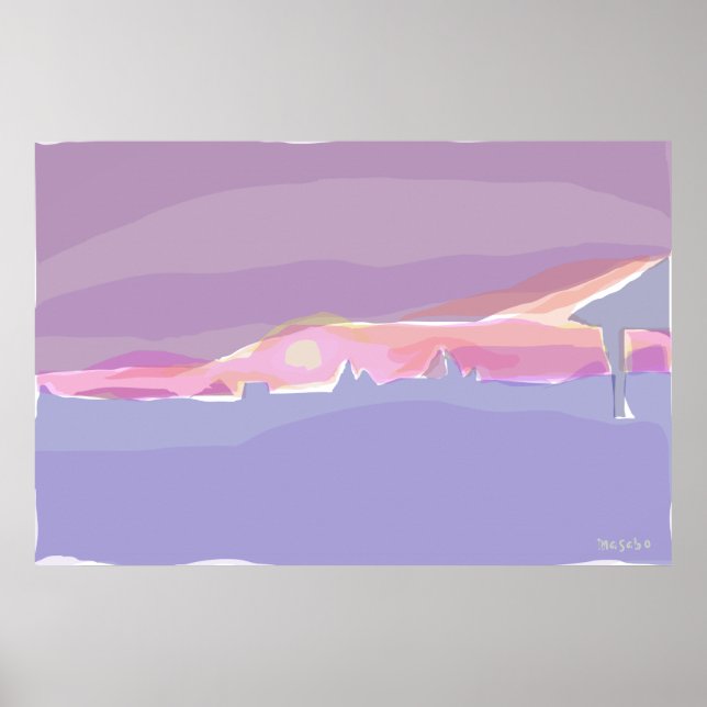 Sonnenuntergang Poster (Vorne)