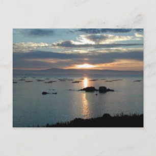 Sonnenuntergang Postkarte