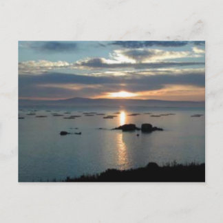 Sonnenuntergang Postkarte