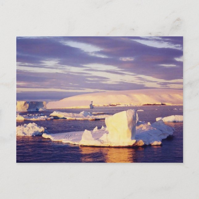 Sonnenuntergang, Postkarte (Vorderseite)