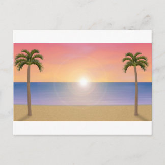 Sonnenuntergang: Postkarte