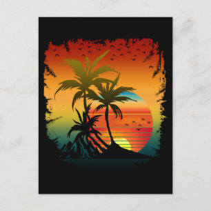 SONNENUNTERGANG  POSTKARTE