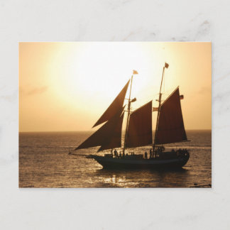 Sonnenuntergang Postkarte