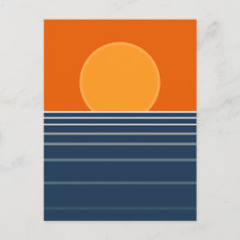 Sonnenuntergang  postkarte
