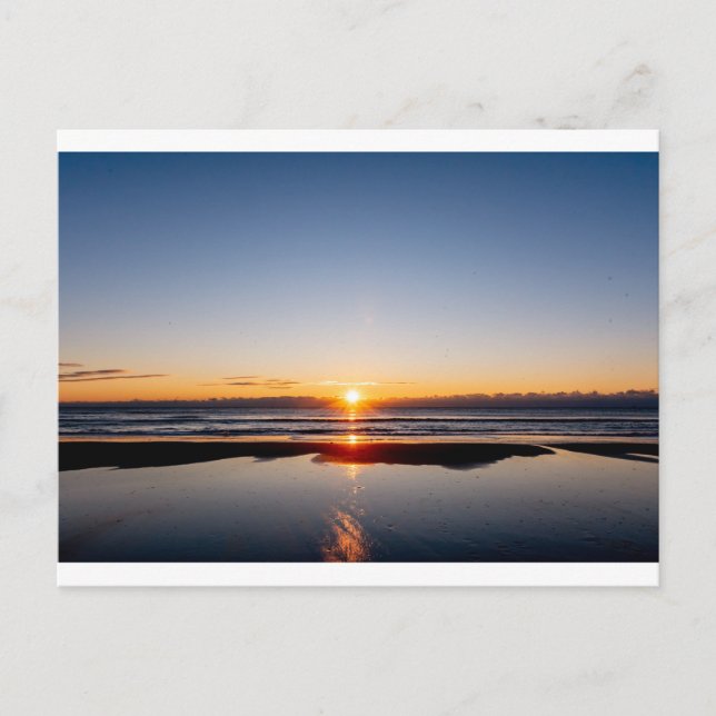 Sonnenuntergang Postkarte (Vorderseite)