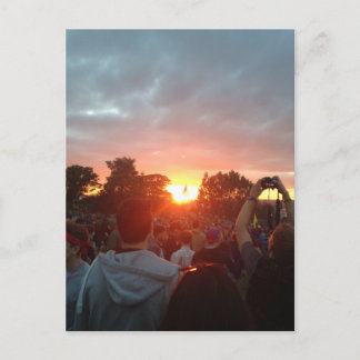 Sonnenuntergang Postkarte