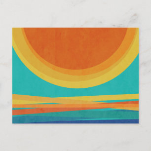Sonnenuntergang Postkarte