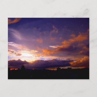 Sonnenuntergang Postkarte