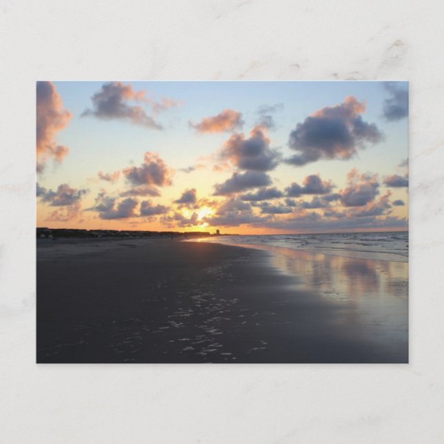 Sonnenuntergang Postkarte (Vorderseite)