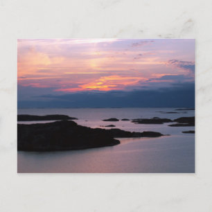 Sonnenuntergang Postkarte