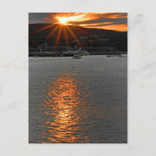 Sonnenuntergang Postkarte