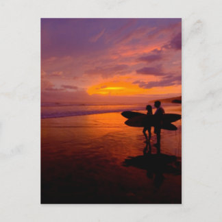 Sonnenuntergang Postkarte
