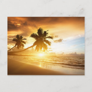 Sonnenuntergang Postkarte